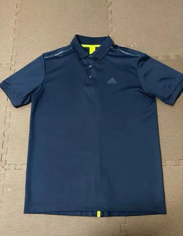 [ 사이즈 L ] adidas 피케 셔츠 반팔 네이비 골프