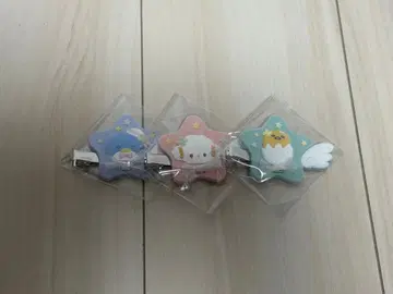 산리오 앞머리 클립 키라키라 위시 턱시도샘 코기뮨 구데타마