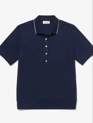LACOSTE 반팔 피케 셔츠 네이비 사이즈 36