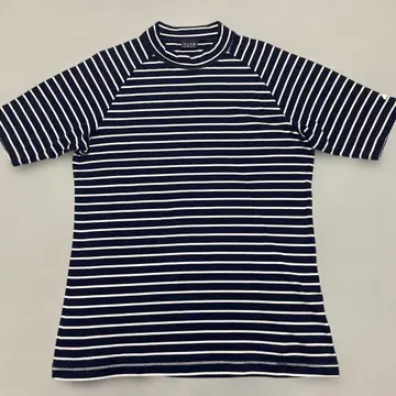 새상품급 무타 마린 보더 반팔 모크넥 셔츠 7 XL 네이비 화이트 골프