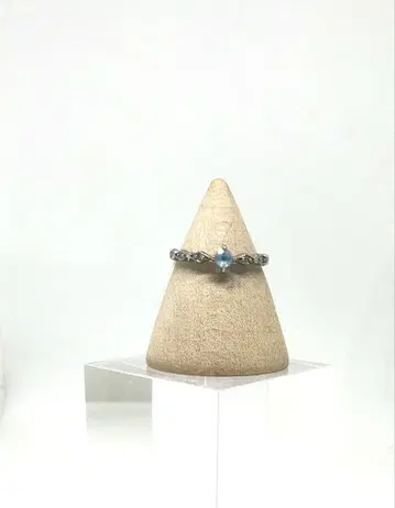 실버 925 아쿠아 마린, 지르콘 핑키링