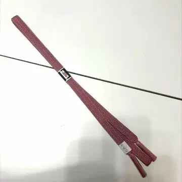 허리띠 관조 느슨한 조 더스티 핑크 순수 실크 기모노 오비