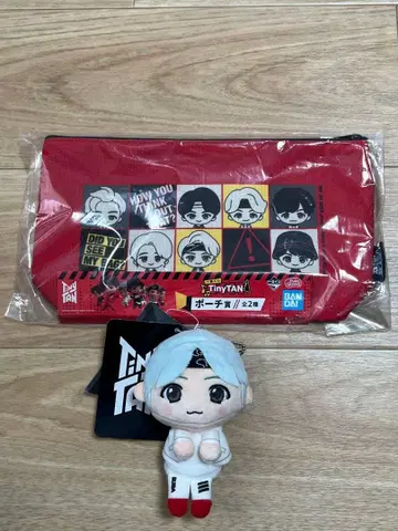 TinyTAN 파우치 봉제 인형 세트 SUGA