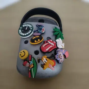 CROCS 스타벅스, 스티치, 배트맨 장식 그레이의 폴더폰 휴대폰 케이스