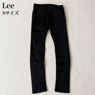 Lee 블랙 스키니 S 스트레치 슬림 레그 슬림 블랙 데님 롱 기장