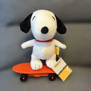 PEANUTS 스누피 스케이트보드 기믹 봉제 인형 어린이 완구로도