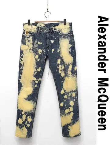 T381 Alexander McQueen MCQ 데님 블리치 31