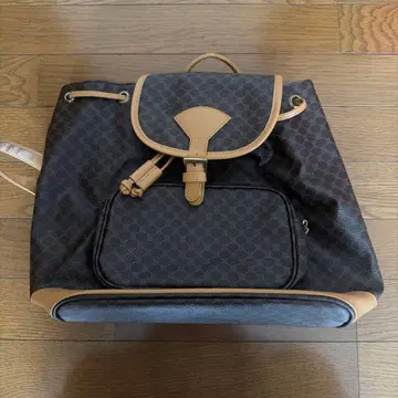 마카담 무늬 럭색 백팩