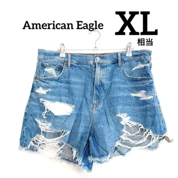 아메리칸 이글 데미지 데님 숏팬츠 [ XL ] 빈티지