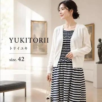55 새상품급 빅 사이즈 YUKITORII 트리이유키 플리츠 원피스