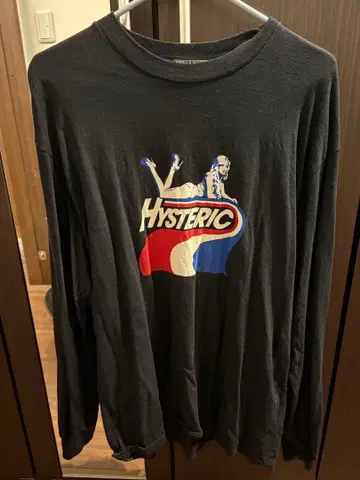 HYSTERIC GLAMOUR 긴팔 티셔츠 블랙