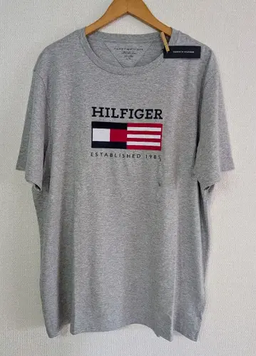 새상품 타미힐피거 남성용 TOMMY HILFIGER 로고 T셔츠 L