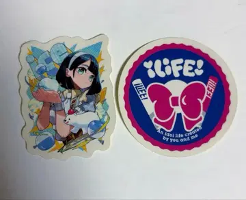 iLiFE 아이스 스티커 아이라이프 로고
