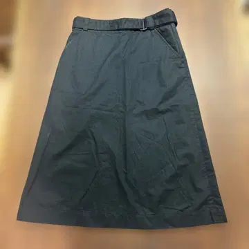 마가렛호웰 벨트 스커트 블랙