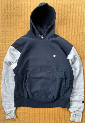 90s Champion 리버스 위브 투톤 컬러 후드 맨투맨