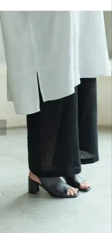 [미사용 새상품] fog linen work 포그린넨 린넨 속바지