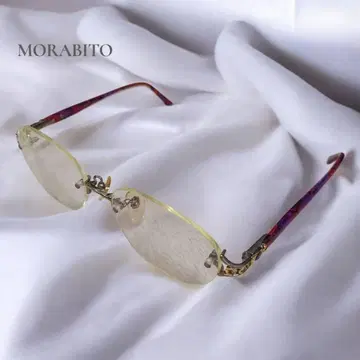 MORABITO 모라비토 안경 프레임 안경 투 포인트 무테 여성용