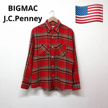 70s BIGMAC 빅맥 JCPenney 플란넬 셔츠