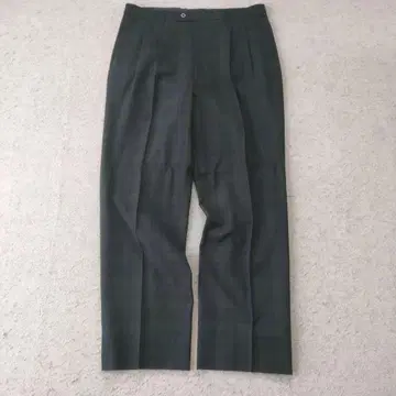 블랙워치 체크 슬랙스 와이드 팬츠