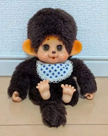 몽치치 진심의 인형 다이스케 군 봉제 인형 본체 빈티지
