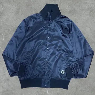 90s DESCENTE 바시티 자켓 XL 빈티지 블루종 하이넥