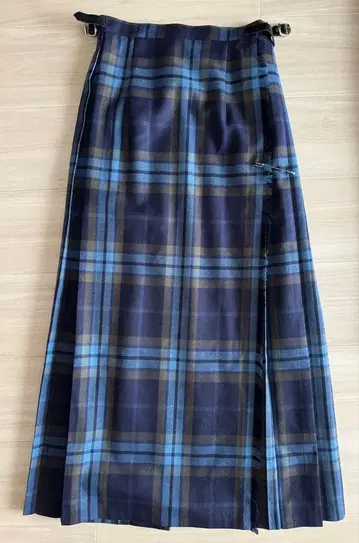 O'NEIL OF DUBLIN 퀼트 스커트 체크 무늬