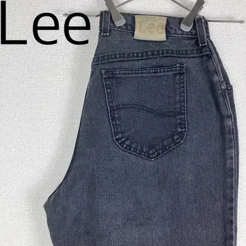 LEE W30 상당 블랙 데님 하의 팬츠 블랙 9936