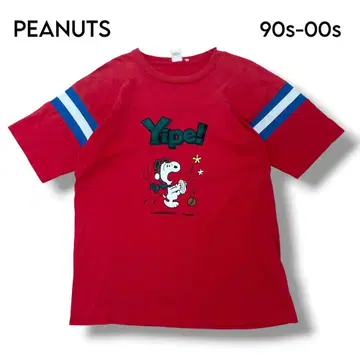 [ PEANUTS ] 90s-00s 스누피 풋볼 티셔츠