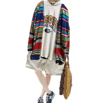 90-00s OEM 외부 특주, 70s 리바이벌 멕시칸 썸머 니트 가디건