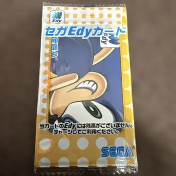 세가 Edy 카드 미개봉품 소닉