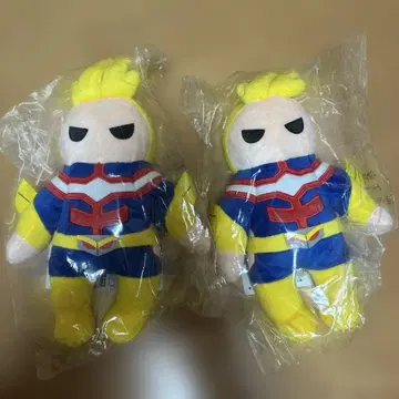 나의 히어로 아카데미아 올마이트 봉제 인형 2체 세트