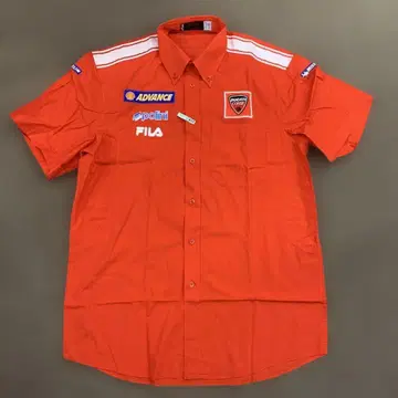 FILA DUCATI 레이싱 셔츠 와펜 자수 사이즈 L