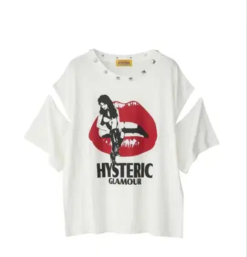 hysteric glamour 오프숄더 t셔츠