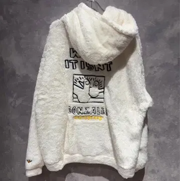 1 택 포함 미사용 새상품 Mark Gonzales 보아 플리스 자켓 L