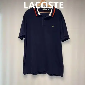 LACOSTE 라코스테 피케 셔츠 네이비 US 3XL 컨디션 최상