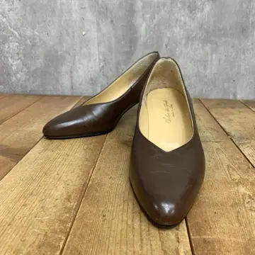 3F Salon des Pieds 일본제 펌프스 브라운 21.5cm