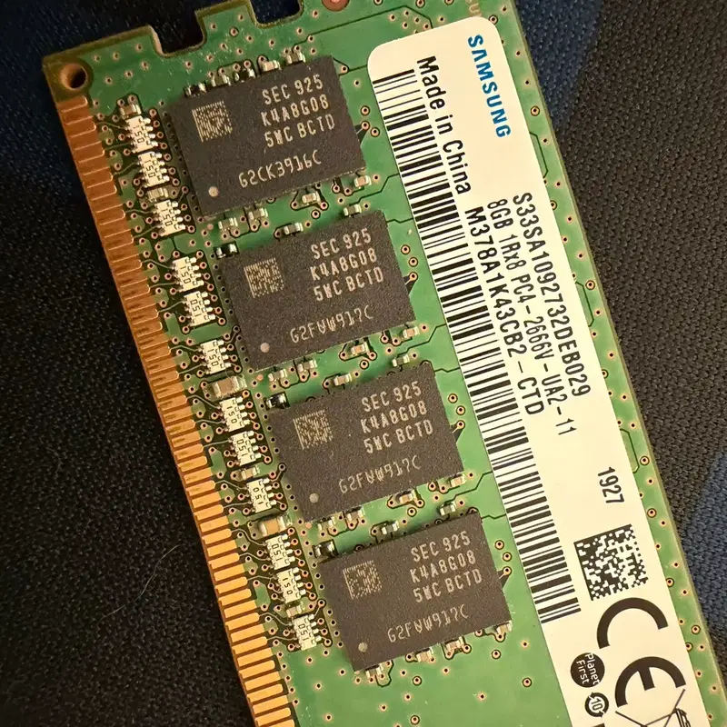 삼성 램 DDR4 8GB 2666V 데스크탑용