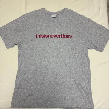 thisisneverthat 로고 T셔츠 헤더 그레이 L 사이즈