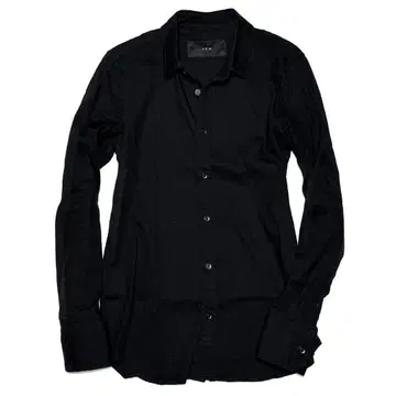 정가 5만 AKM stretch linen plain 린넨 셔츠 M 블랙