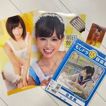 AKB48 마에다 아츠코 클리어 파일 자유 노트 3D 카드