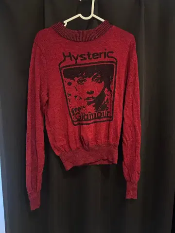 HYSTERIC GLAMOUR 긴팔 니트 보르도