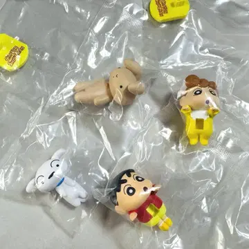 [가챠] 짱구는 못말려(크레용 신짱) 붙이는 마스코트 4세트