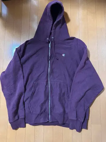 90's 챔피온 지퍼 후드티