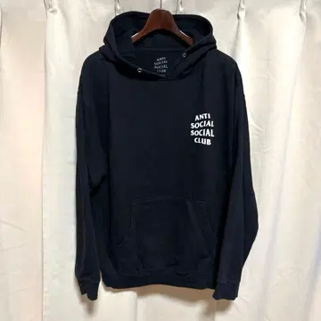 y062501 ANTI SOCIAL SOCIAL CLUB 후드티 L 블랙