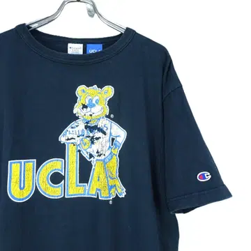 USA제 챔피온 T1011 UCLA T셔츠 XL 네이비 칼리지 로고