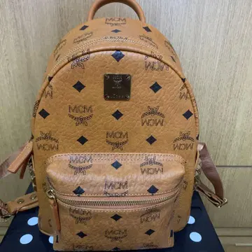 [ 미사용 새상품 ] MCM 미니 백팩 정품 코냑 새상품급