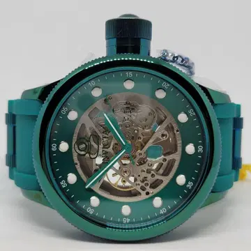 Invicta 인빅타 51.5mm 프로 다이버 스켈레톤 x 그린