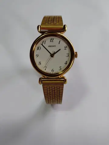 [ 가동 ] 4N21-0052 SEIKO 손목시계 쿼츠 골드 컬러