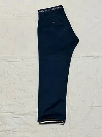 BEAMS HEART 치노 팬츠 네이비 M 사이즈
