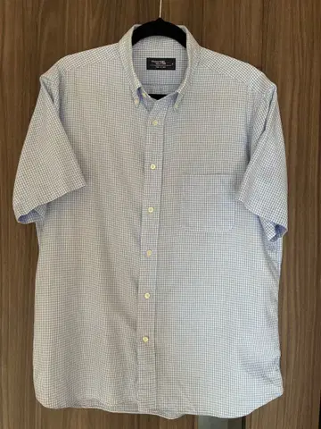 Maker's Shirt 카마쿠라 반팔 셔츠 깅엄 체크 XL